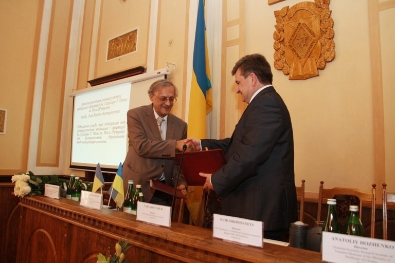 БДМУ підписав угоду про співпрацю з Університетом медицини і фармації ім. Григора Т.Попи (Румунія)