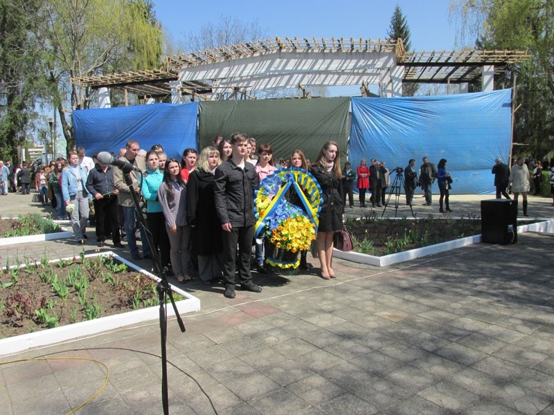 Студенти і викладачі БДМУ взяли участь у заходах до Дня пам’яті Чорнобиля