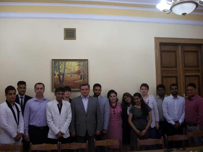 Відбулася зустріч ректора з представниками індійської студентської спільноти