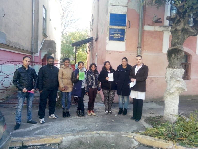 Студенти-іноземні громадяни БДМУ провели акцію до Міжнародного дня псоріазу