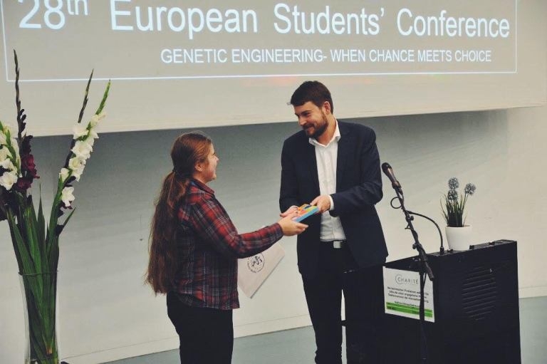 Студентку БДМУ відзначено на Європейській студентській конференції