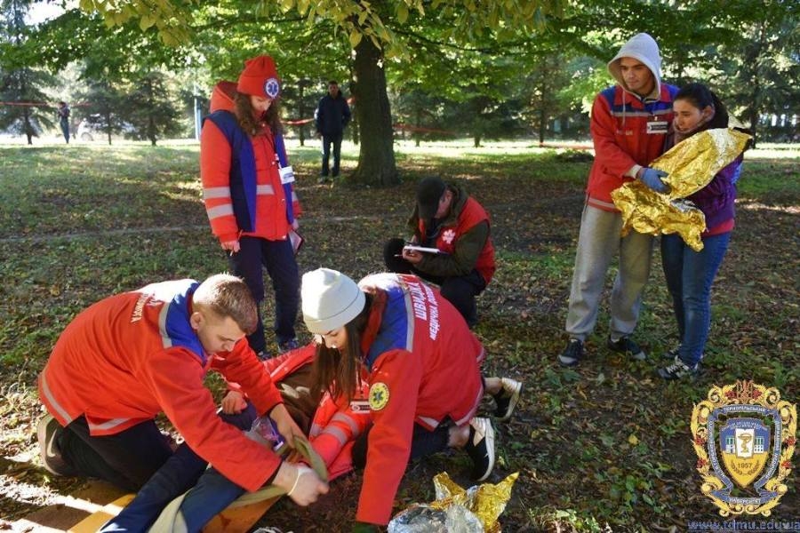 Студенти БДМУ відпрацьовували навички надання екстреної медичної допомоги