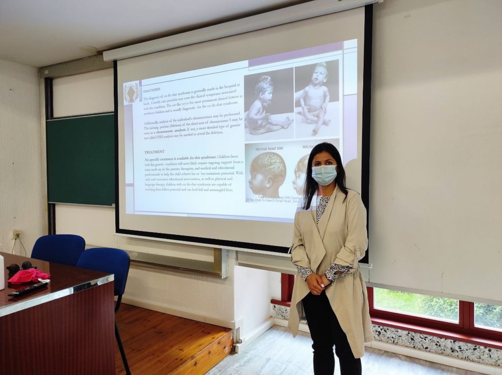 Викладачка БДМУ прочитала лекцію для студентів Університету Сантьяго-де-Компостела (Іспанія)